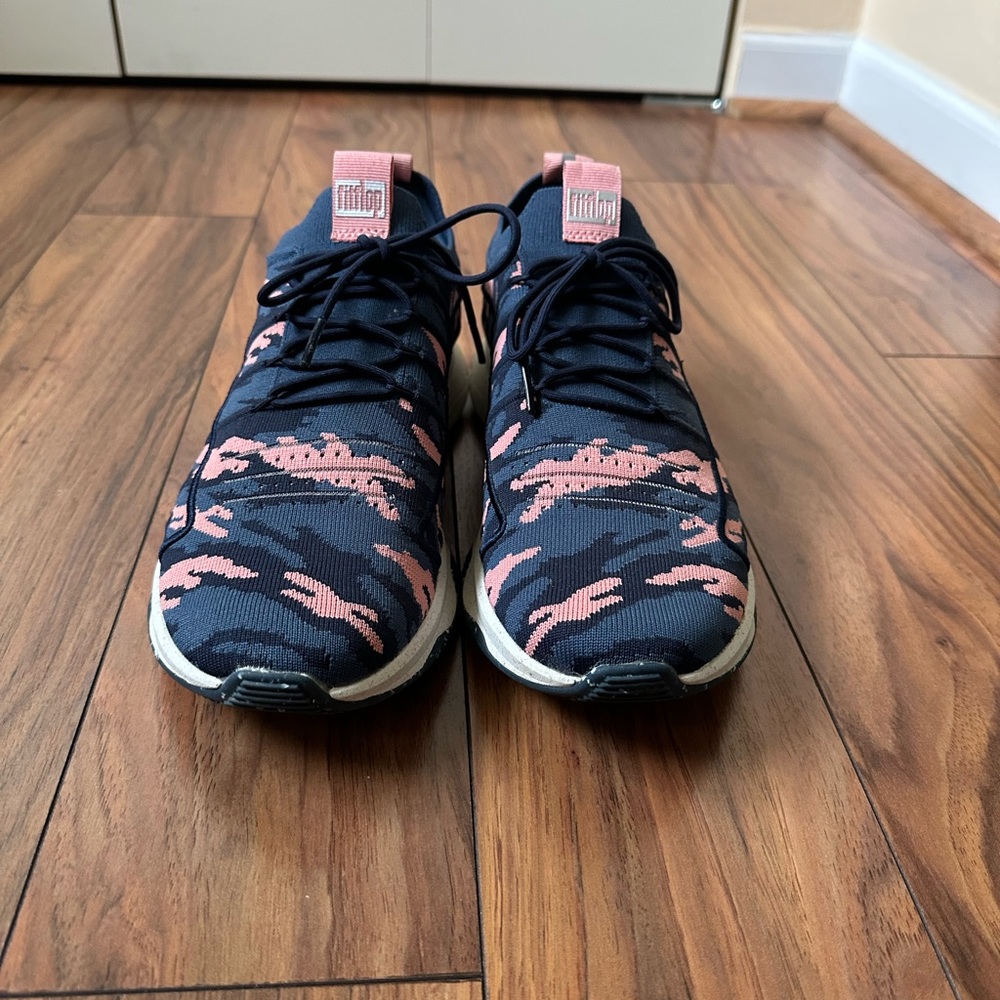 Fitflop Navy and Pink Athletic Shoes